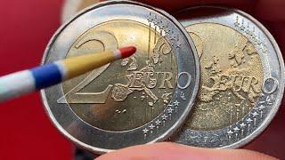 Error 2 euro coin Germany - INCREDIBLE UNGLAUBLICH