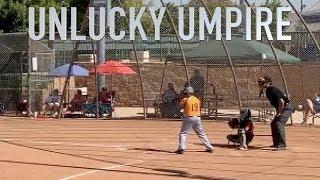 UMPIRE GETTING HIT BY BALLS BASEBALL FAILS