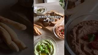 Creme spalmabili al tofu 