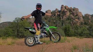 Kx65 pitbike first ride