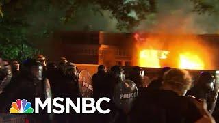 Fire Breaks Out At Lafayette Park Near White House  MSNBC