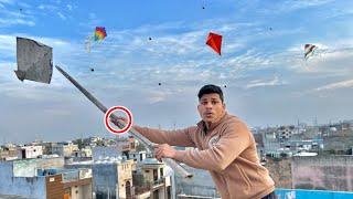 Caught Kites On Roof  Kite Catching  Kites Vlog 
