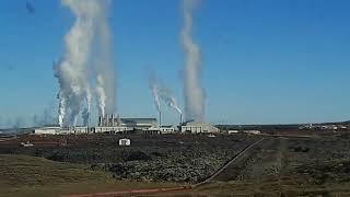 Geothermal Power Plant at Svartsengi...Source of the Blue Lagoon and the Energy of Keflavik