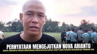 MENGEJUTKAN  Nova Arianto Ingin Menyamai Pencapaian Bima Sakti dan Fakhri Husaini di Timnas U16