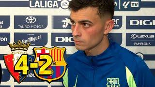 Reacciones OSASUNA 4-2 FC BARCELONA