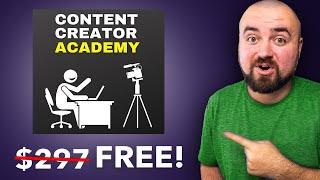 Content Creator Academy is HERE AND FREE