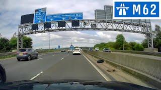 M62 Motorway - J18 M60 Manchester to J20 A627M Rochdale