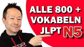 JLPT N5 Vokabeln mit deutscher Übersetzung  Einfach Japanisch lernen