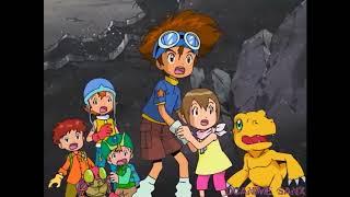 Digimon Adventure 01 4 dark masters defeated