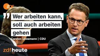 Bürgergeld abschaffen So will die CDU Arbeit attraktiver machen  Markus Lanz vom 17. Juli 2024