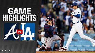 Braves vs. Dodgers Game Highlights 5424  MLB Highlights