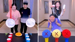 The Most Popular Family Challenge On Tiktok So Exciting Give It A Try # Funnyfamily# PartyGames