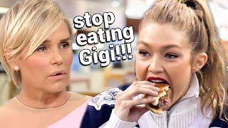 gigi hadids mom NOT letting her EAT & being toxic af