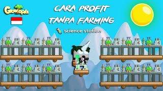 How To Profit Without Farming With Science Station English Sub  Growtopia Indonesia