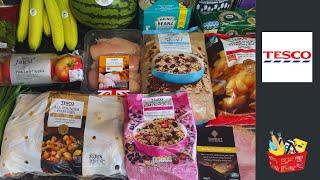 Tesco Scotland  UK Family grocery haul  29th June 