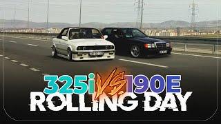 E30 325i & 190E 2.3-16V COSWORTH ROLLING GÜNÜ  SENCE HANGİSİ GEÇER?