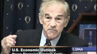 Ron Paul questions Alan Greenspan at economic outlook hearing 2003