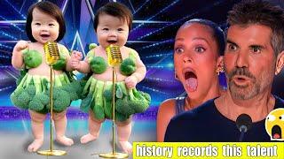 Britains Got Talent  The Jury Cry When The Weird Baby Sings The Scorpions Song The Big World Stage