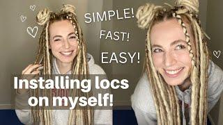 How to install DE Dreadlock Extensions the EASY way