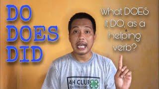 #LearnAtHome Lesson Helping verb DODOESDID and how to use it