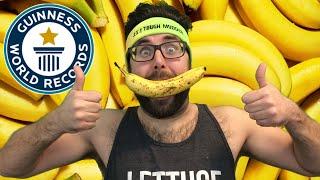 Guinness World Records  Fastest Time to Eat a Banana No Hands