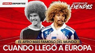 El PIBE VALDERRAMA y su famoso AFRO llegaron a EUROPA al MONTPELLIER  Historias de Leyendas