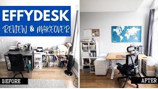 EFFYDESK TerraDesk ModernCabinet and AeryChair Review  Wifes Office Makeover