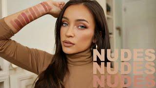 MY FAVORITE NUDE LIP PRODUCTS High End + Drugstore #nudelips