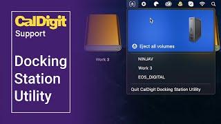 Quickly Eject External Drives with the CalDigit Docking Station Utility