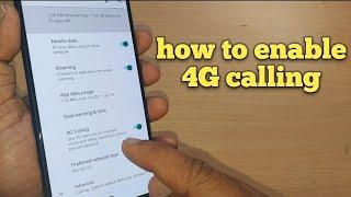 How to Enable 4G calling on Android Phone  4G calling