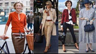 How French Women Dress After 50  French Fashion  Parisian Women Over 50 Style