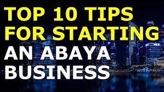 Starting an Abaya Business Tips  Free Abaya Business Plan Template Included