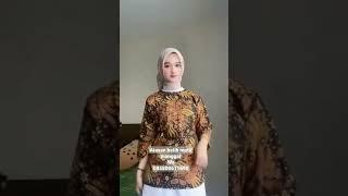 Atasan batik wanita baju seragam batik modern. #viral #batik #batikkantor #seragamkerja #wanita