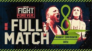 She BREAKS his NOSE - Orsi vs Robert Dreissker - wXw Fight Forever FREE WRESTLING MATCH