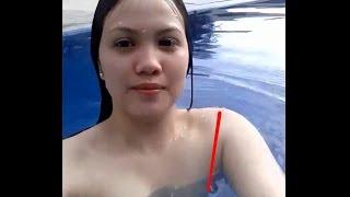 Bigo Live Lagi Asik Show Sambil Berenang Gak Sadar Bra Bikini Melorot