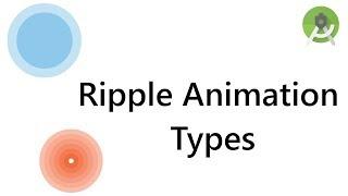 Android Ripple Animation  code stance