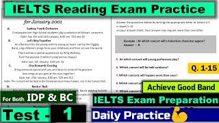IELTS Reading Practice Test 2023 with Answers Real Exam - 1 