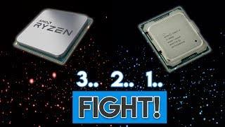 AMD Ryzen 7 1700 vs Intel Core i7 6800K ULTIMATE CPU SHOWDOWN