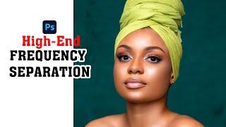 How To Photo Retouching high-end FREQUENCY SEPARATION  Photoshop Tutorial  Vidu Art