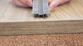 What is the difference between different types of upholstery staples?