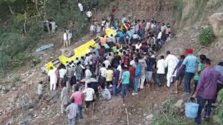 27 Children 2 teachers & driver killed in  India after school  fell into 200-ft gorge