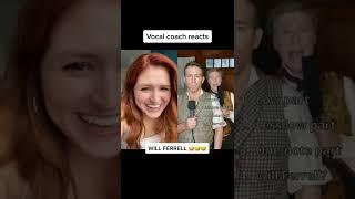 RYAN REYNOLDS & WILL FERRELL  Vocal Coach Reacts #shorts