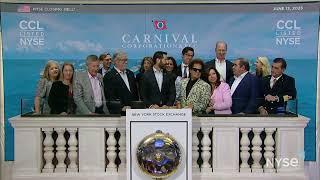 Carnival Corporation & plc NYSE CCL Rings The Closing Bell