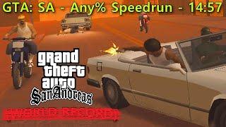 GTA San Andreas - Any% speedrun in 1457 Former World Record