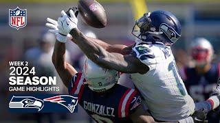 Seattle Seahawks vs. New England Patriots Game Highlights  NFL 2024 Week 2