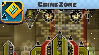 Geometry Dash - GrindZone 3 Coins Easy Demon - by ancientanubis and Manix648