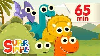 10 Little Dinosaurs + More  Kids Songs  Super Simple Songs