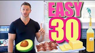 30-Day EASY Keto Challenge Full Meal Plan to Follow