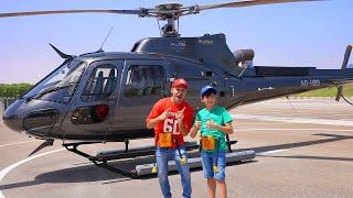 Vlog Petualangan Helikopter Jason dan Alex  Video menarik untuk anak-anak