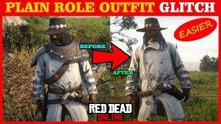 PLAIN ROLE OUTFIT GLITCH Easier on Red Dead Online